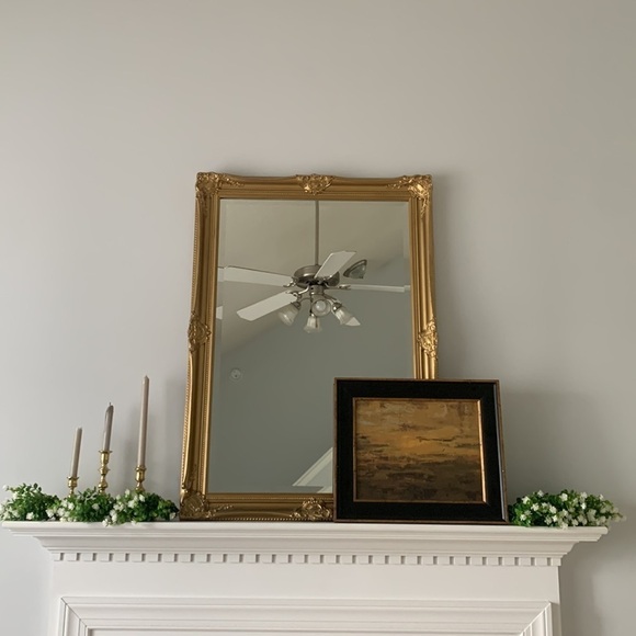 Faux greenery set of 3 stems white flowers home Decor spring summer - Picture 7 of 14